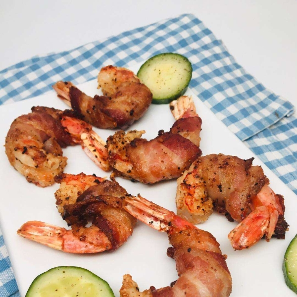 Air Fryer Bacon Wrapped Shrimp Recipe Easy Cook Find