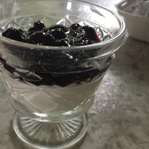 Panna Cotta with Berry Sauce