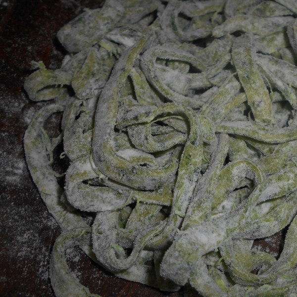 Homemade Spinach Pasta