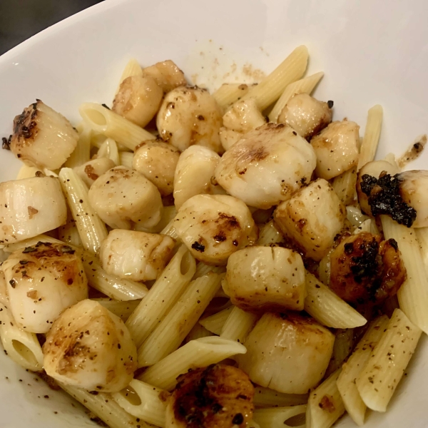 Easy Garlic-Lemon Scallops