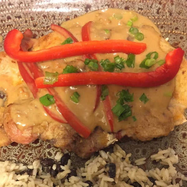 Thai Pork with Peanut Sauce