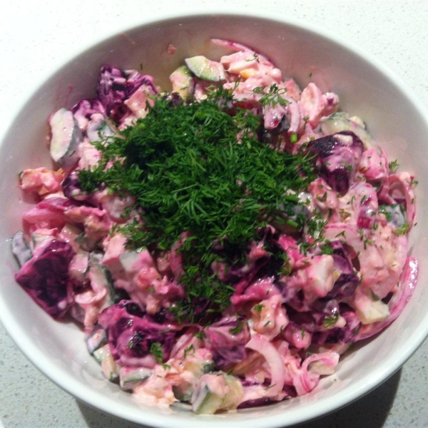 Beet and Cucumber Salad