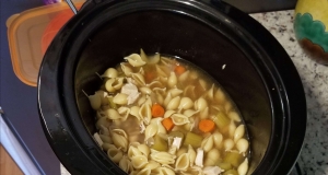 Leftover Turkey Soup (Slow Cooker)