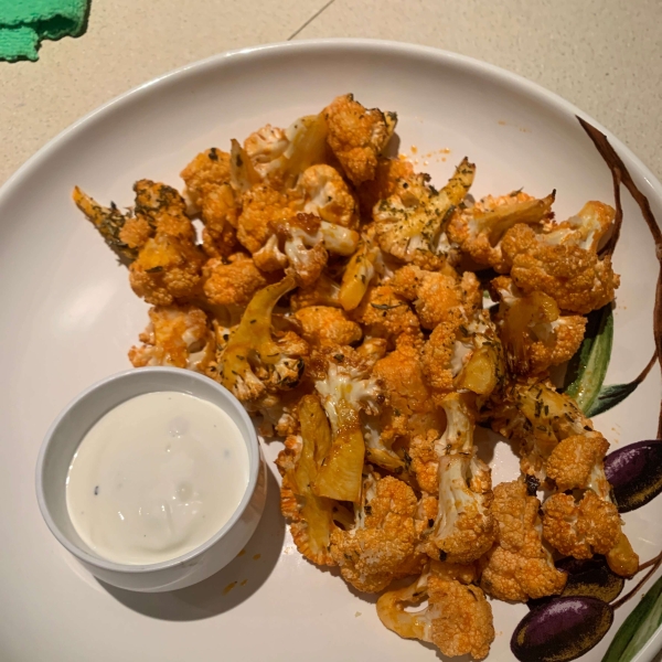 Roasted Buffalo Cauliflower