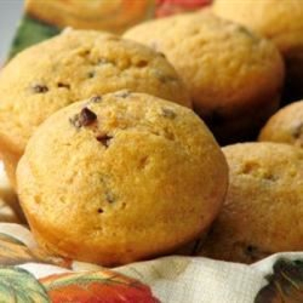 Barb's Pumpkin Chocolate Chip Muffins