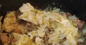 Oklahoma Comfort Food: Brats, Cabbage and Green Bean Casserole