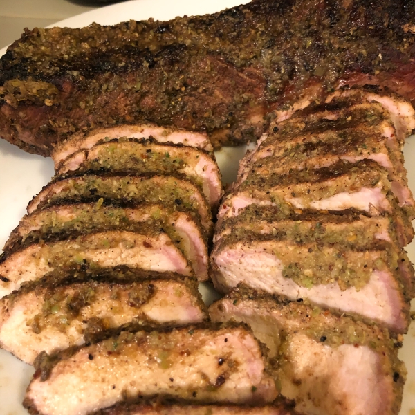 Grilled Jerk Pork Tenderloin