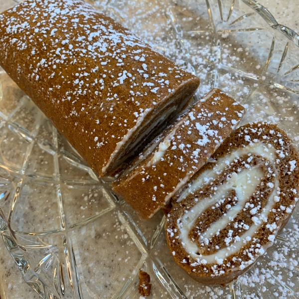 Pumpkin Roll Cake