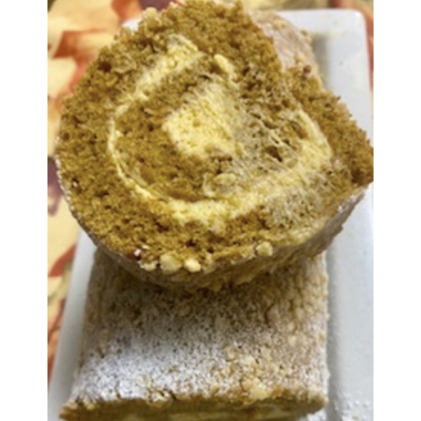 Pumpkin Roll Cake