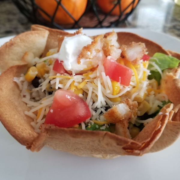 Crispy Basket Burritos (Baked Tortilla Bowls)