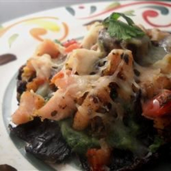 Turkey Portobello Pizza