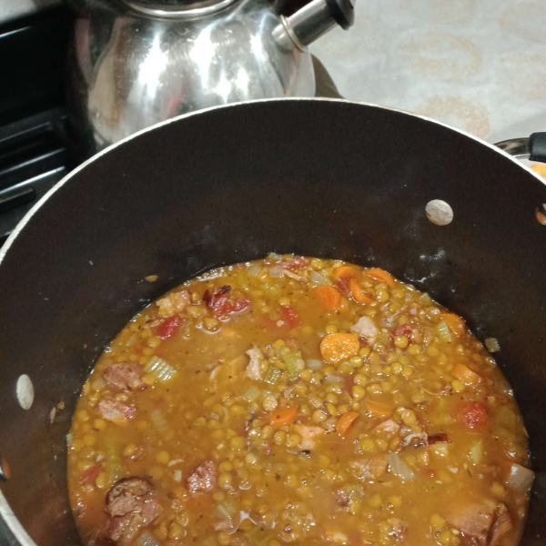 Beef and Lentil Soup