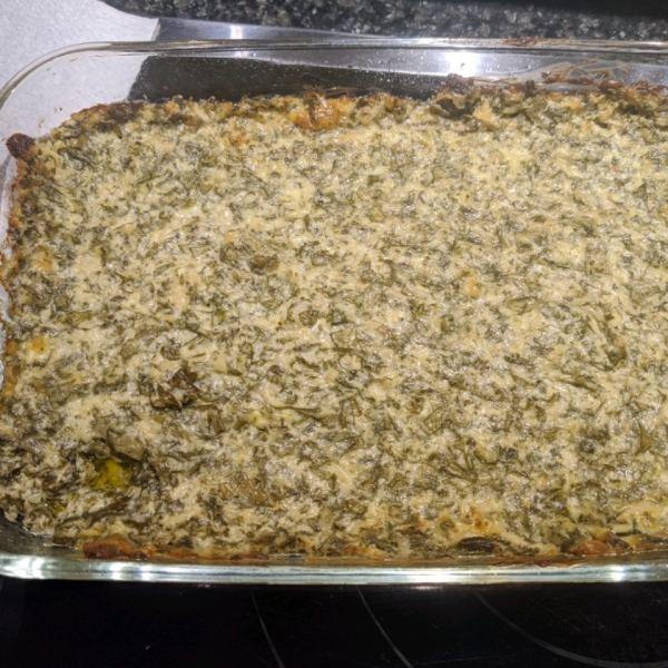 Hot Asiago and Spinach Dip