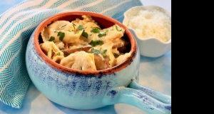 Mushroom Tortellini Alfredo