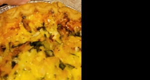 Spinach Quiche with Chicken