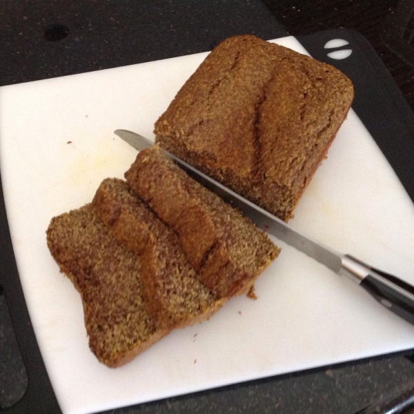 Gluten-Free Pumpkin-Flax Seed Bread