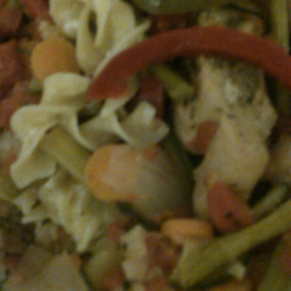 Lemon Chicken and Veggie Pasta