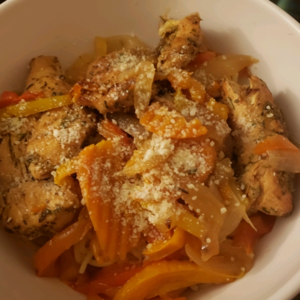 Lemon Chicken and Veggie Pasta