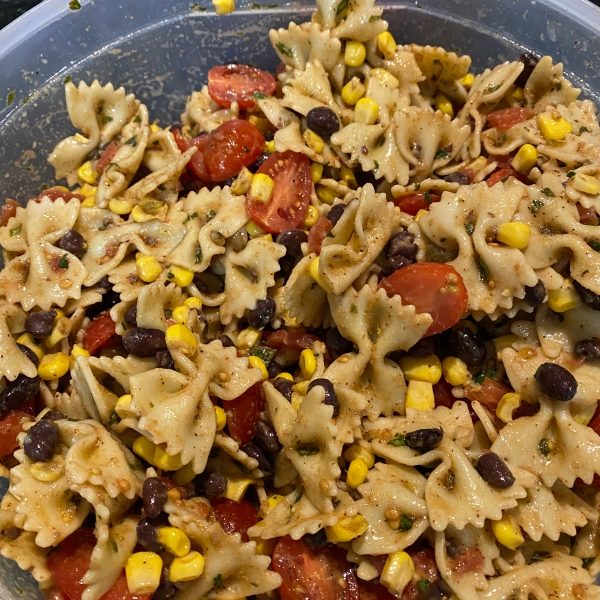 Cold Southwestern Bow Tie Pasta