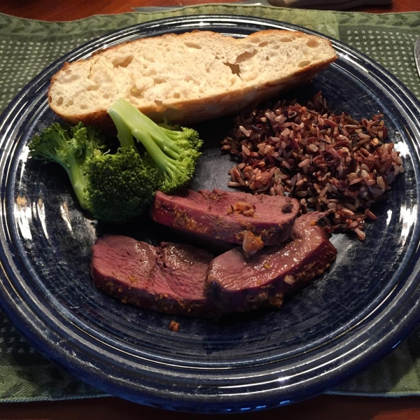 Wild Goose Breasts with Orange Glaze