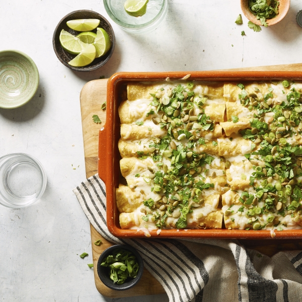 Healthier Turkey Enchiladas