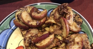 Air Fryer Brown Sugar and Pecan Roasted Apples