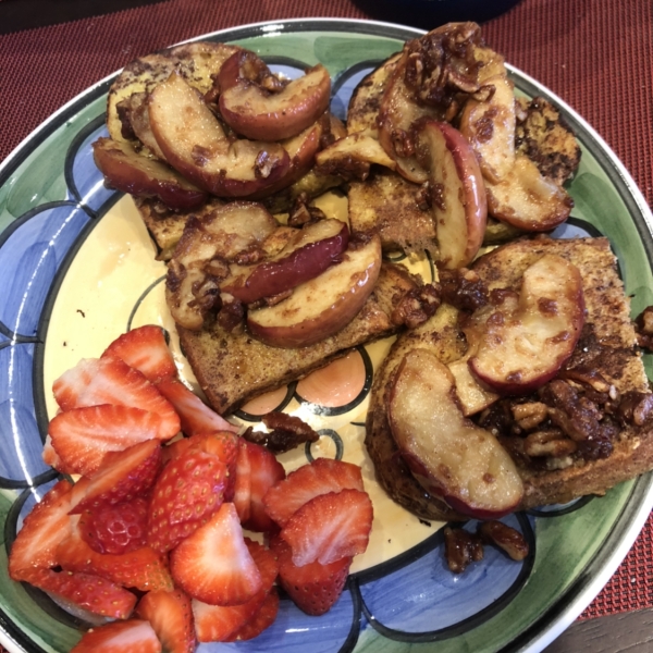 Air Fryer Brown Sugar and Pecan Roasted Apples