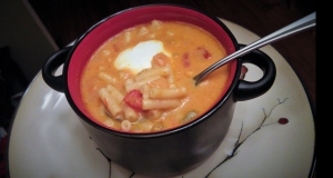 Spicy Mac and Cheese Soup