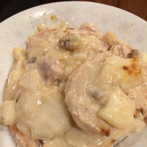 Stovetop Pork Chops and Potatoes