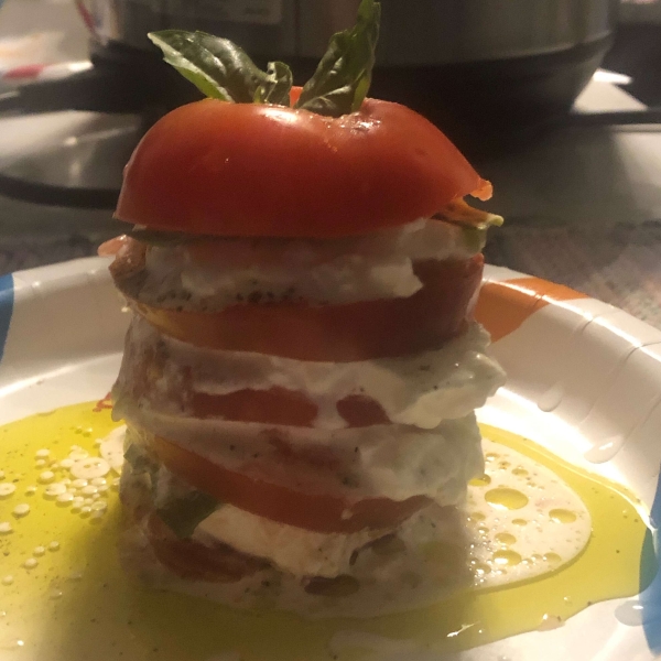 Stacked Tomato and Burrata Salad