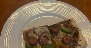 Barbecue Smoked Sausage Pizza