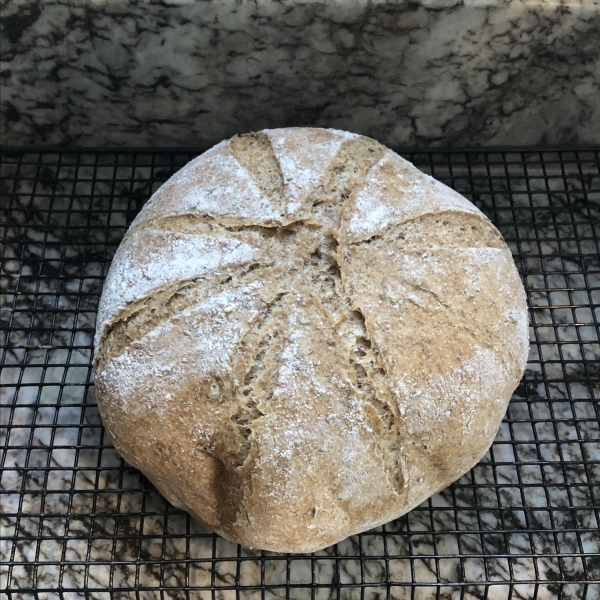 Dutch Oven Caraway Rye Bread