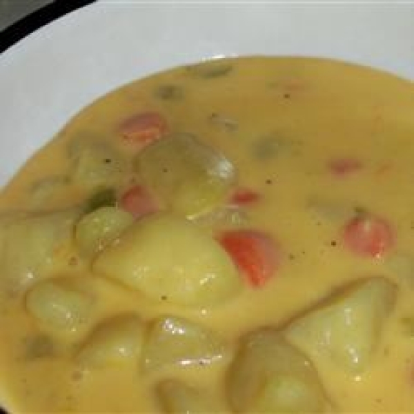 German Potato Cheese Soup