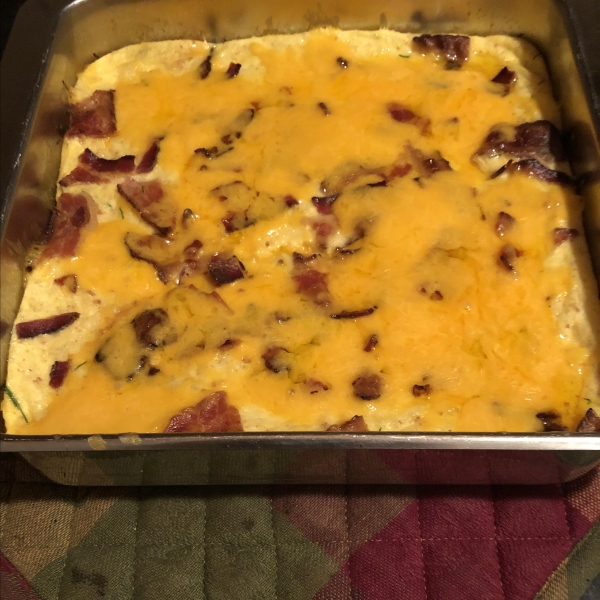 Cheesy Bacon Breakfast Casserole