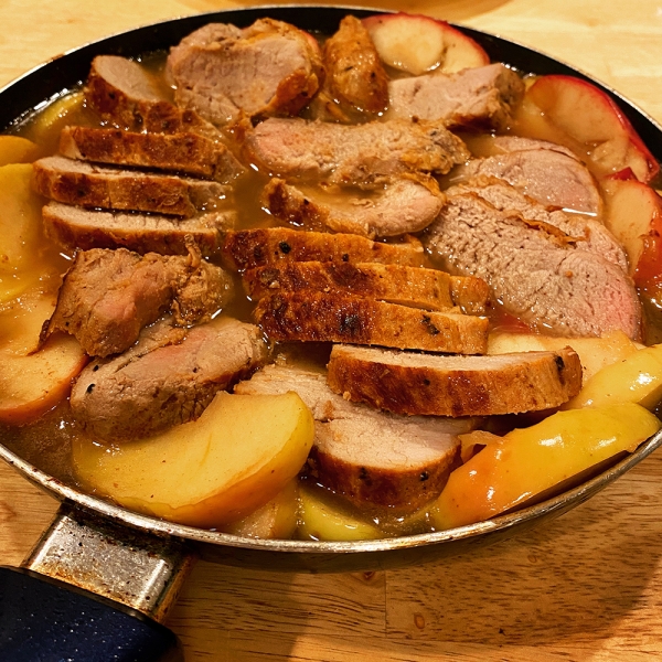 Pork Tenderloin with Apples