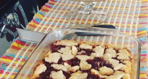 Cream Cheese Cranberry Crumble Bars