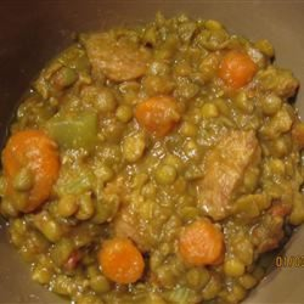 Kris' Lentil Sausage Soup