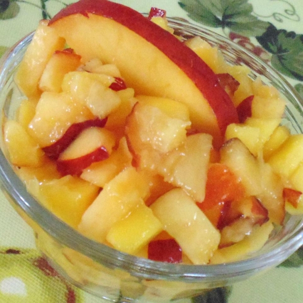 Alyssa's Mango Peach Salsa