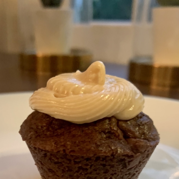 Brownie Bites with Peanut Butter Frosting