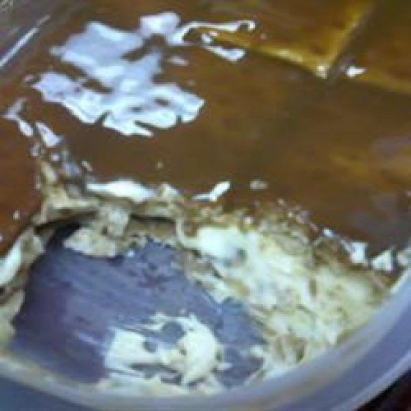 Caramel Apple Eclair Cake