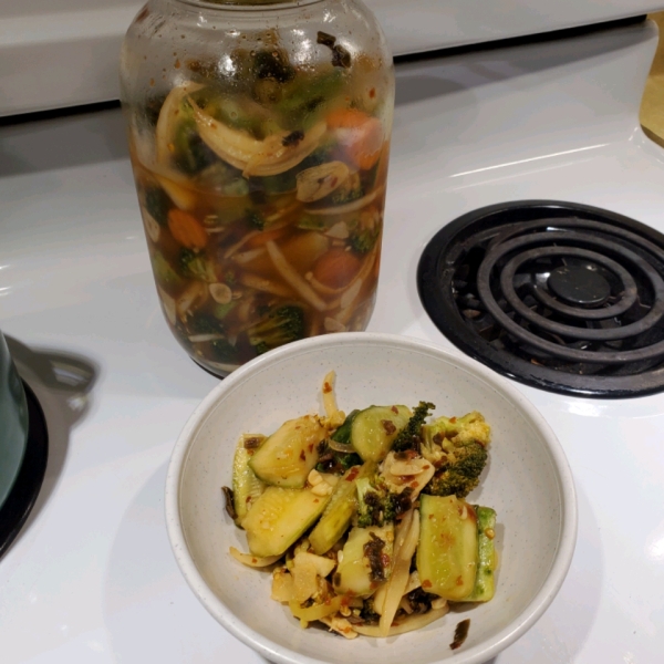 Chinese-Korean Cucumber Kimchi