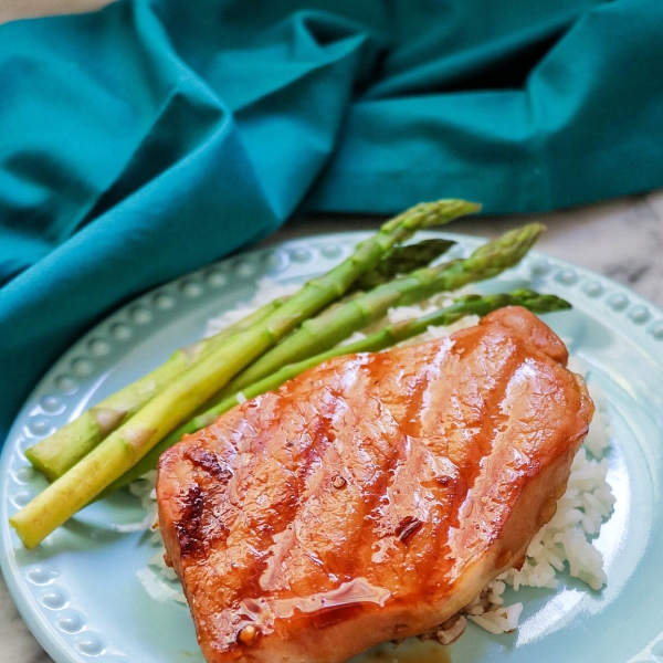 Honey-Soy Grilled Pork Chops