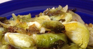 Brussels Sprouts and Apricot Saute