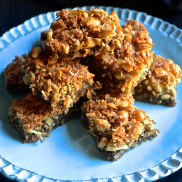 Hawaiian Macadamia-Coconut Squares