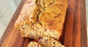 Strawberry-Banana Bread with Walnuts