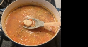 Pam's Poached Fish Soup