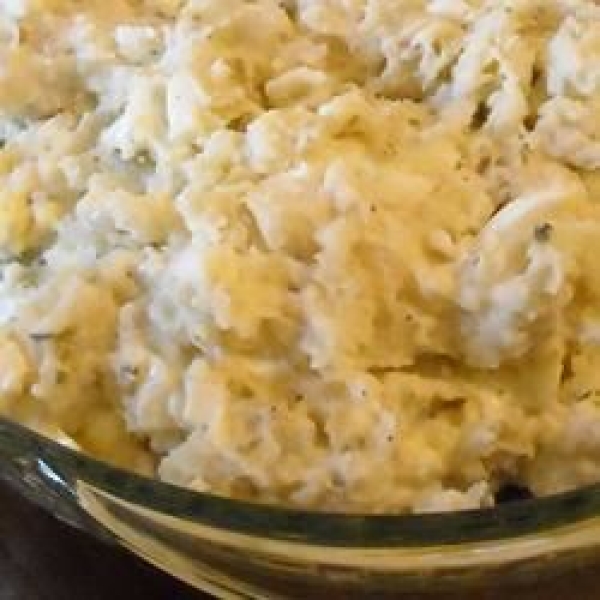 Grandma Sophie's Smashed Potato Salad