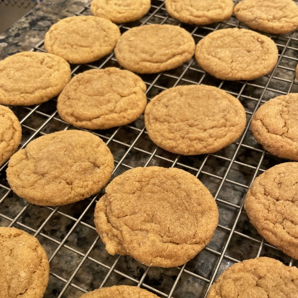 Big Soft Ginger Cookies