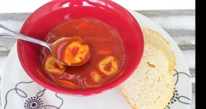 Minute Tomato Soup with Tortellini