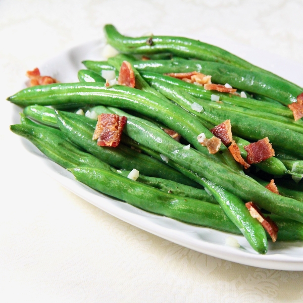 Favorite Green Beans in the Microwave